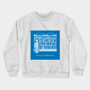 Son of a Librarian Podcast Logo Crewneck Sweatshirt